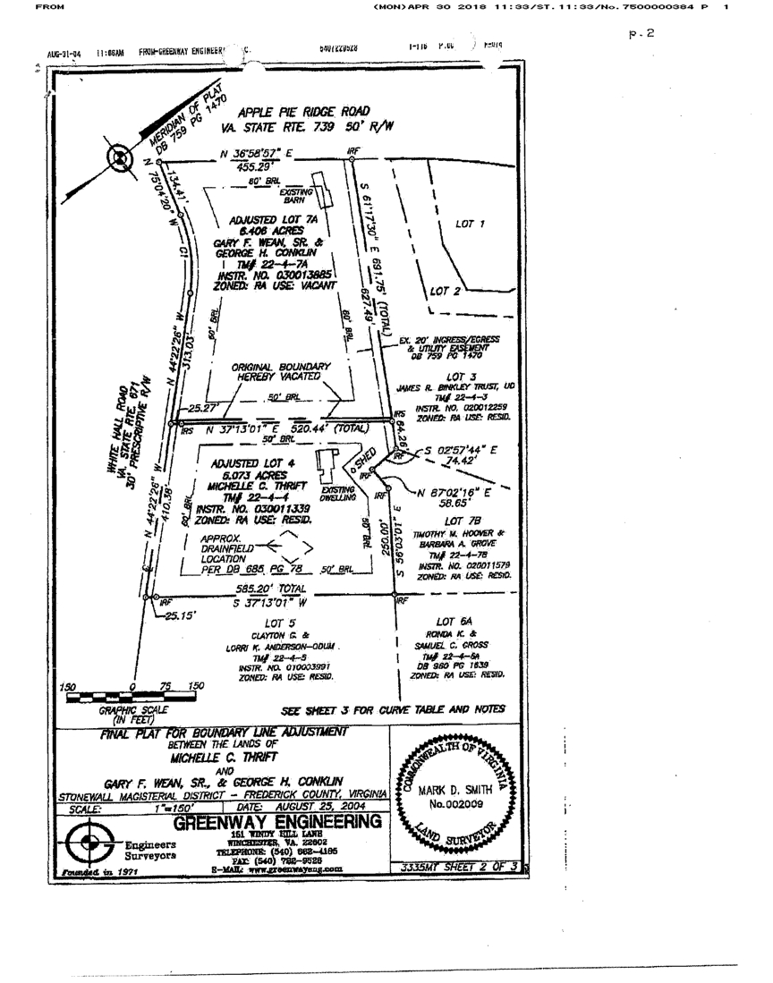 3258 Apple Pie Ridge - Plat